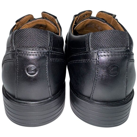 Clarks Mens Size 11.5 Oxford Dress Shoes Dresslite Cap Toe Black Leather New main image 6